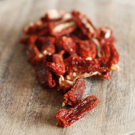 Home-made sun-dried tomatoes