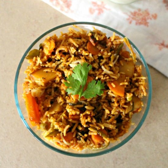 Veg dum briyani