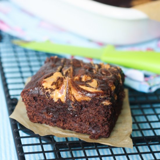 Peanut Butter Avocado Brownies