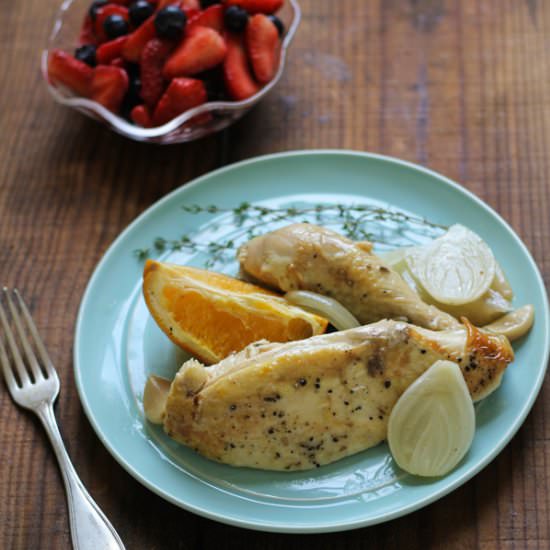 Slow Cooker Chicken with Oranges