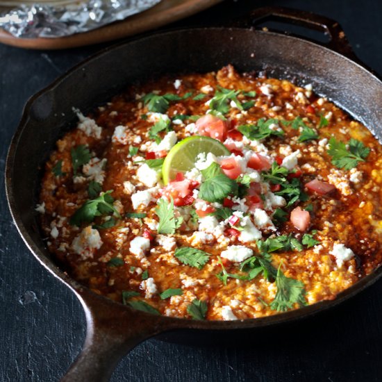 Queso Fundido con Chorizo