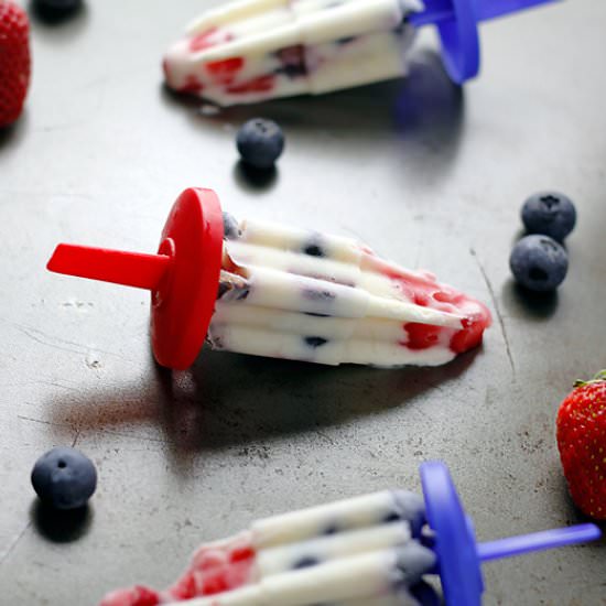 Frozen Yogurt Pops