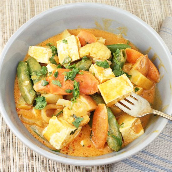 Tofu and Vegetable Curry