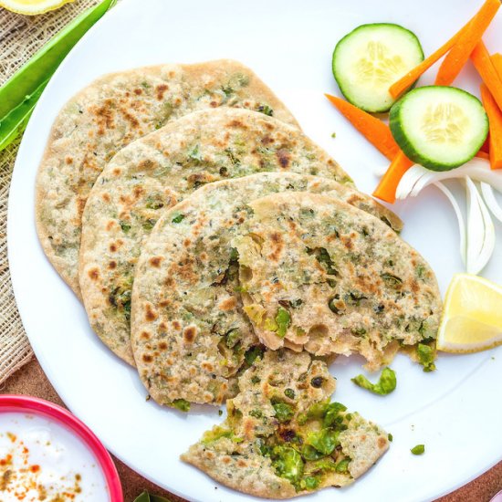 Matar Paratha