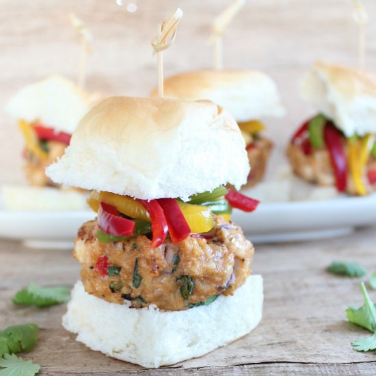 Asian Chicken Sliders