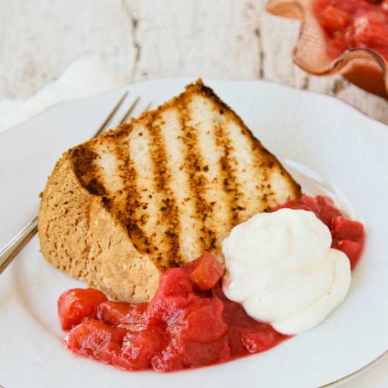 Grilled Angel Food Cake