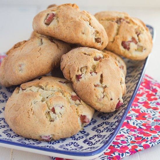 Rhubarb Scones