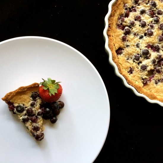 Blueberry Almond Tart