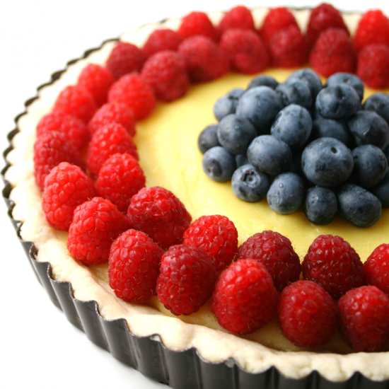 Mixed Berry Custard Tart