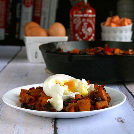 Sweet Potato Black Bean Hash