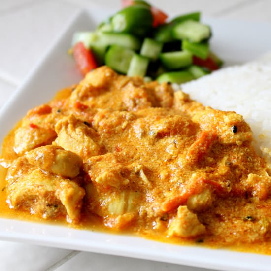 Indian Pickle Chicken Curry