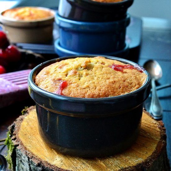 Cherry and Peach Cobbler