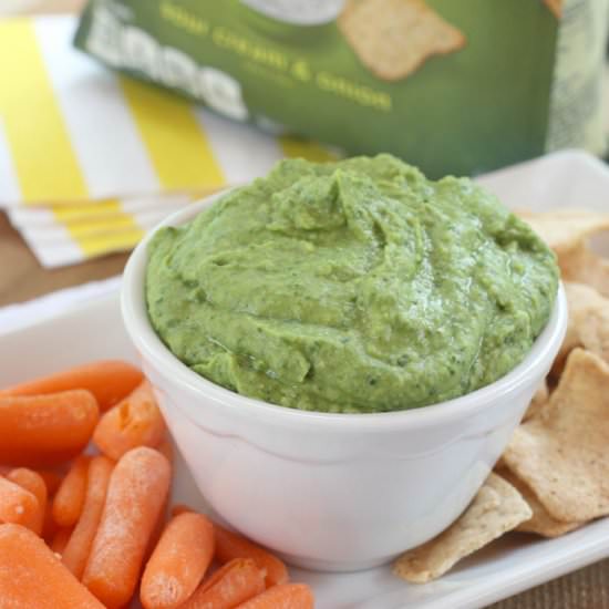 Spinach Parmesan White Bean Dip