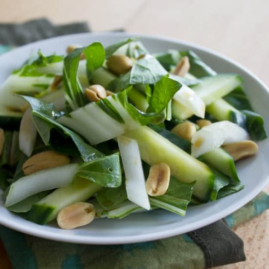 Chopped bok choy salad