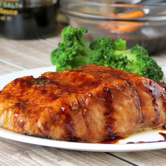 Bourbon Glazed Salmon