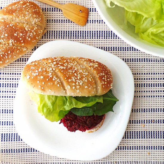 Beet Veggie Burgers