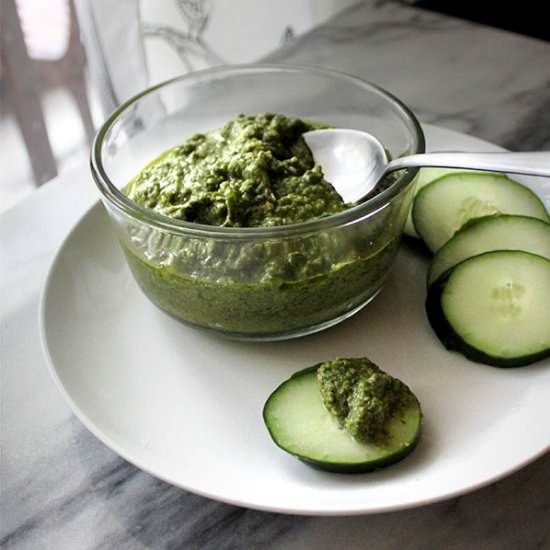 Basil and Arugula Pesto