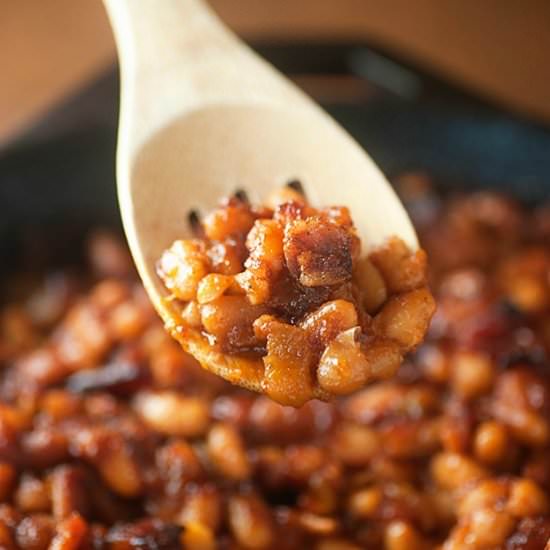 Mango Baked Beans