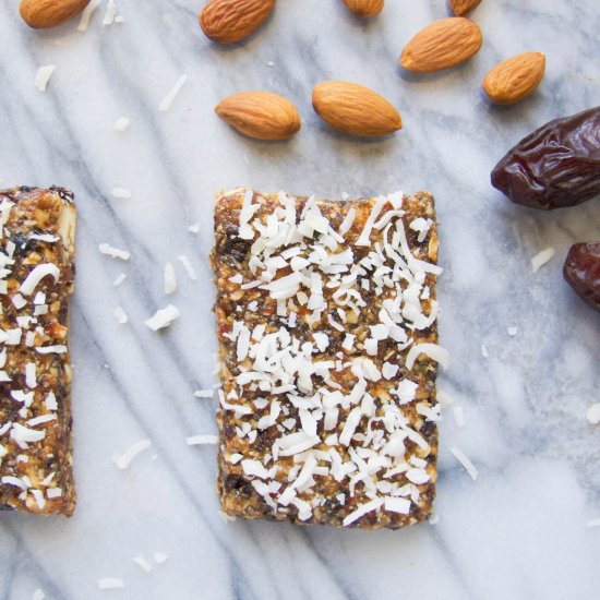 Almond Cherry Energy Bars