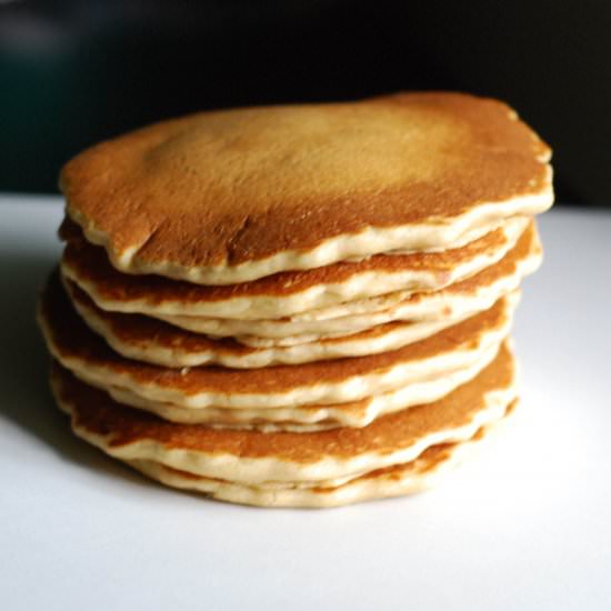 Whole Spelt, Lemon, and Ricotta Pancakes