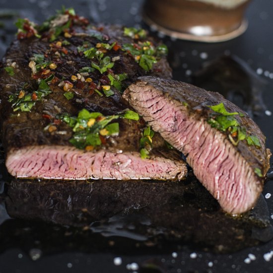 Argentinian Steak with Chimichurri