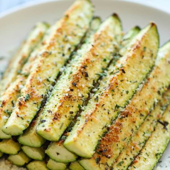 Baked Parmesan Zucchini