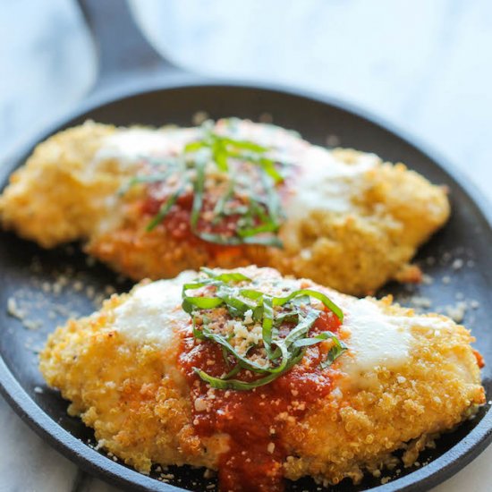 Quinoa Chicken Parmesan