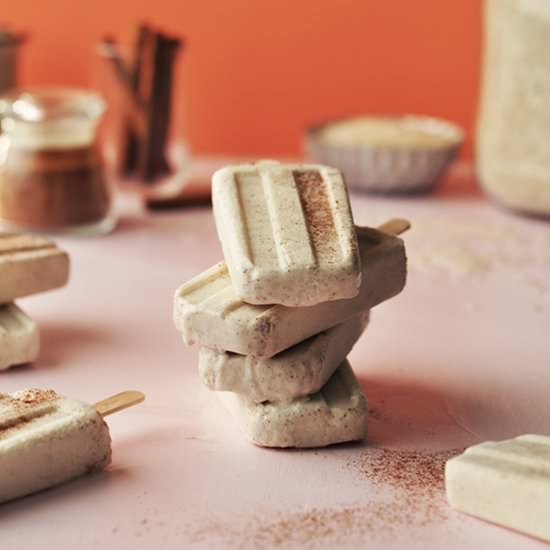 Creamy Cinnamon Horchata Popsicles