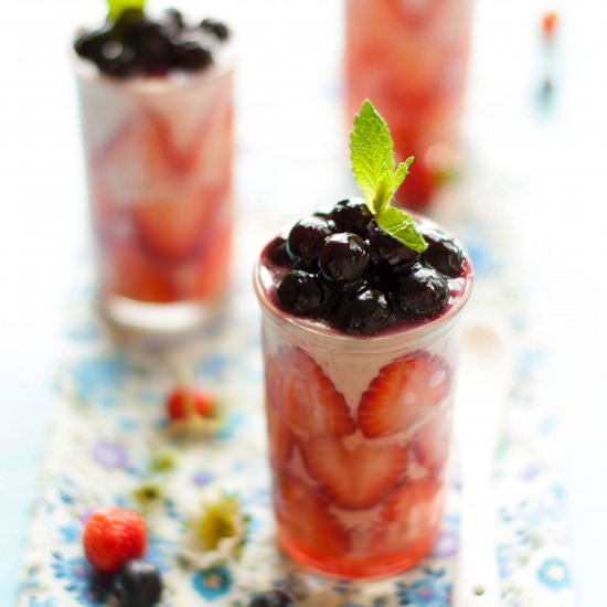 Mixed Berry Panna Cotta