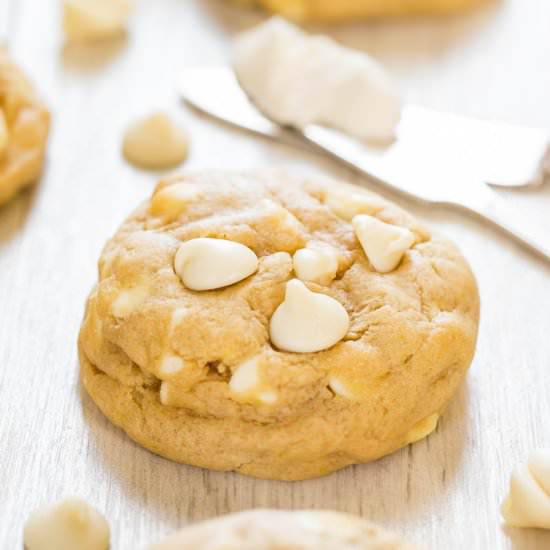 White Choc Cream Cheese Cookies