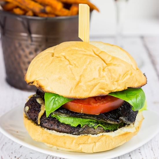 Red Wine Portobello Burgers