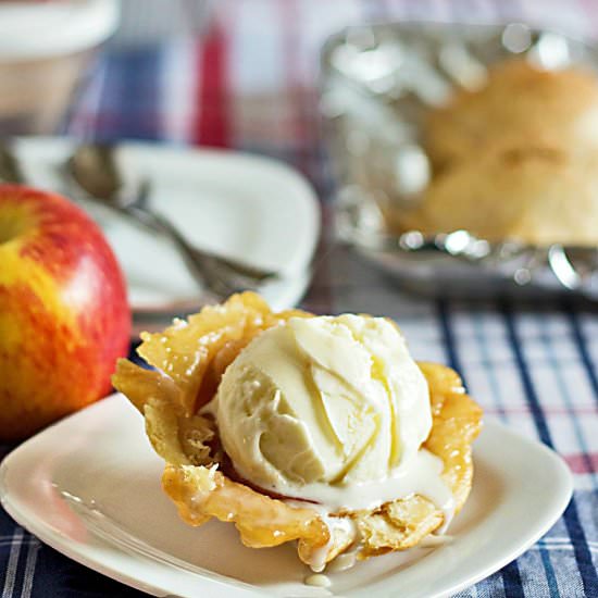 Apple Pie Ice Cream Bowls