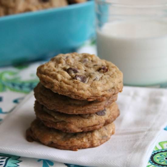 Chocolate Chip Oatmeal Cookies