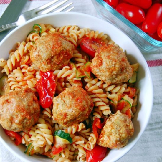 Easy Baked Turkey Meatballs