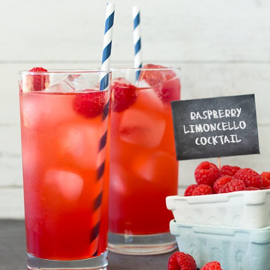 Raspberry Limoncello Cocktail