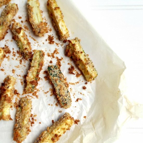 Crispy Oven Baked Courgette Fries