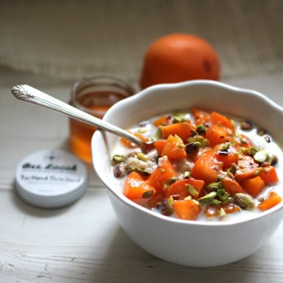 Steel Cut Oats with Apricots