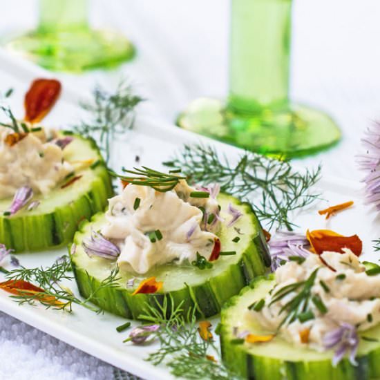 Cooling Cucumber Canapes