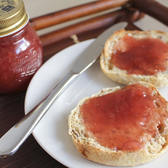 Rhubarb Jam with Vanilla