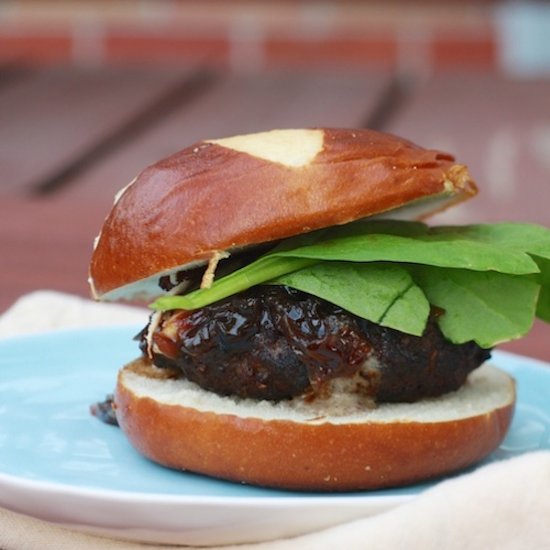 Blue Cheese Stuffed Burgers