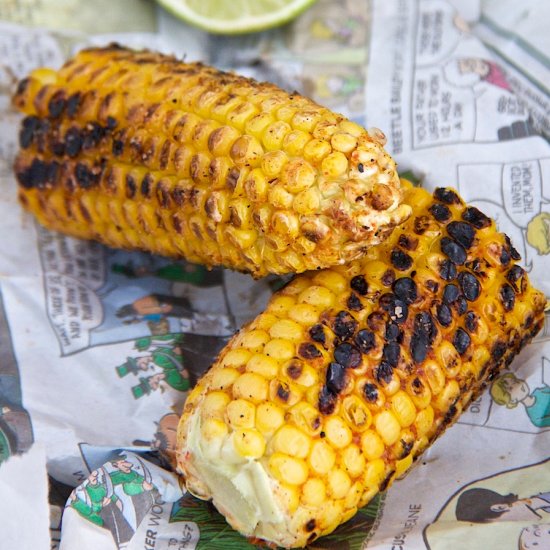 Indian Style Grilled Corn