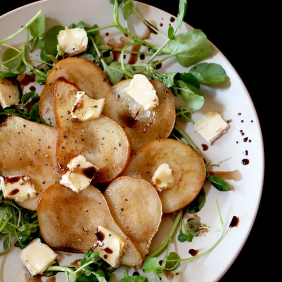 Pear, Camembert & Watercress Salad