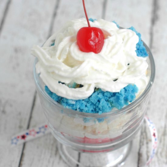 Red White Blue Patriotic Trifle