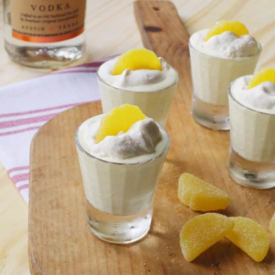 Lemon Drop Pudding Shots