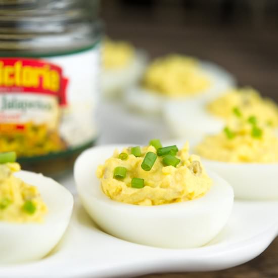 Spicy Southwestern Deviled Eggs