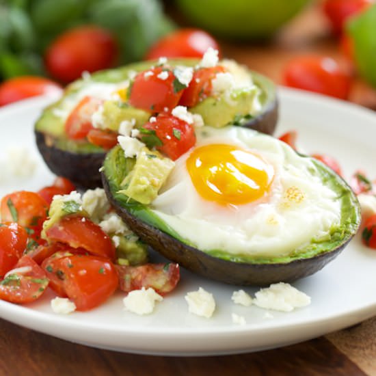 Mexican Baked Avocado Eggs