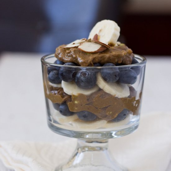 Chocolate Avocado Fruit Parfait