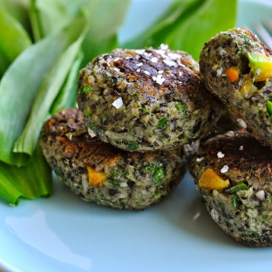 Vegetarian Medallions with Beans