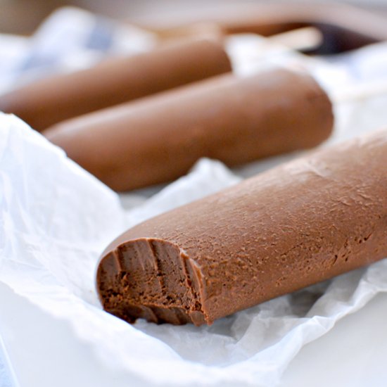 Mexican Mocha Fudge Pops (Vegan)