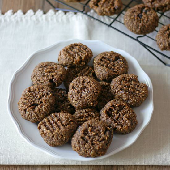 Sweet Potato, Raisin, & Nut Cookies